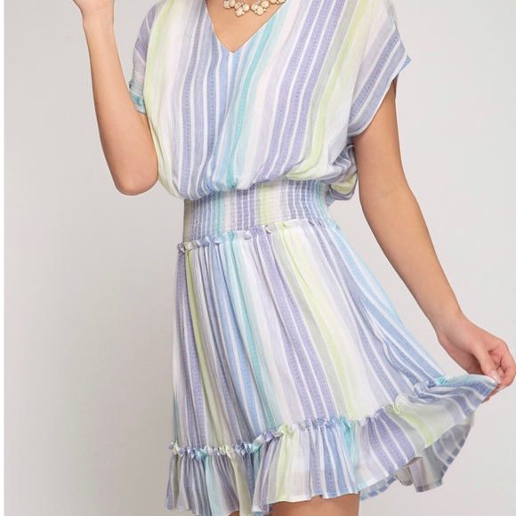 Striped Summer Dress - Picture 2 of 4